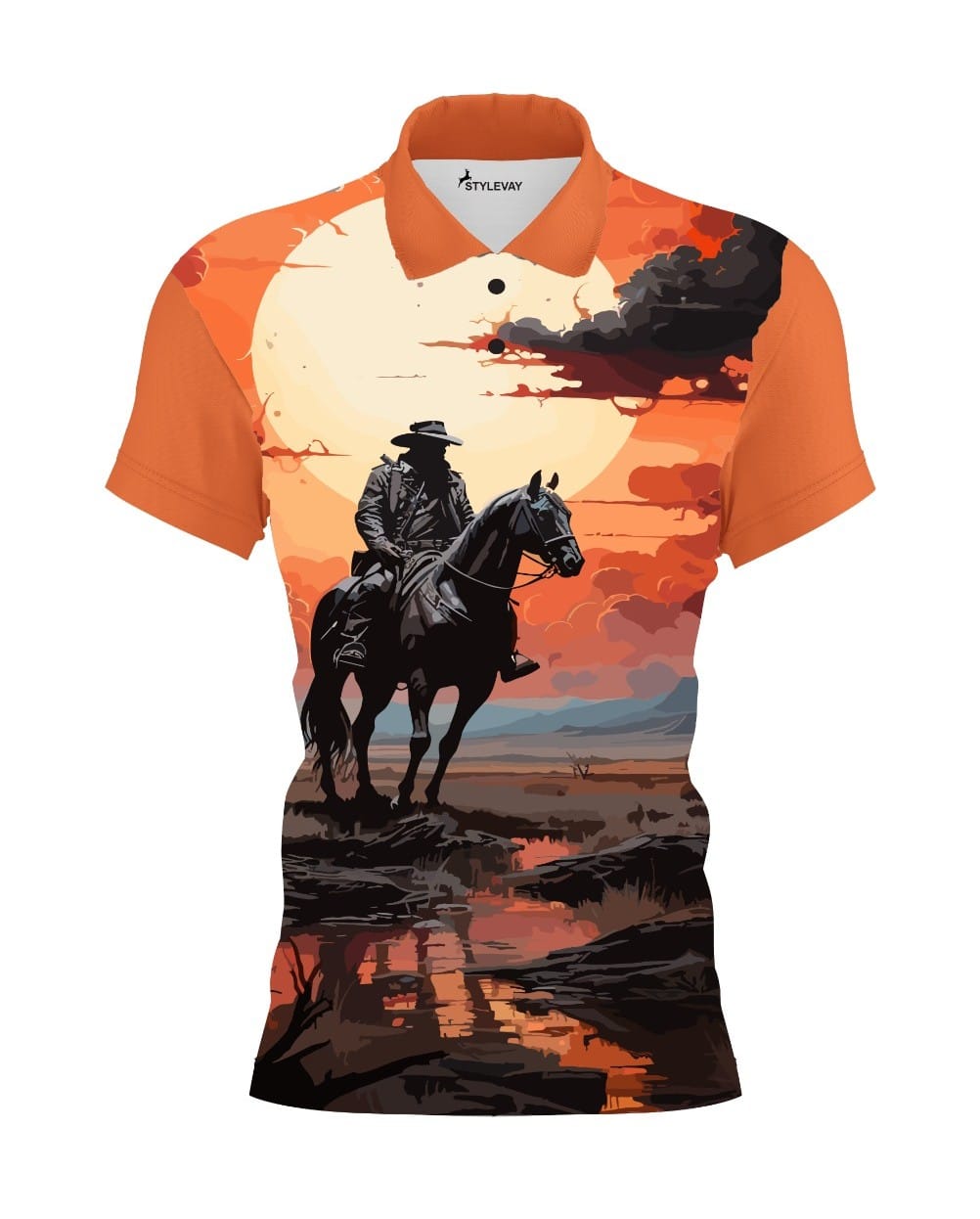 COW BOY POLO T-SHIRT