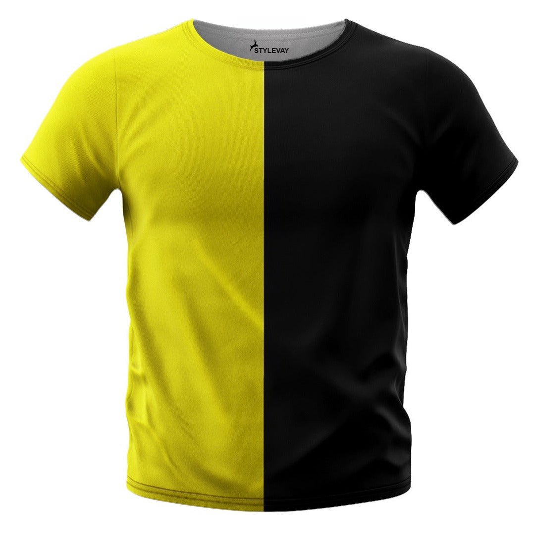 BLACK and YELLOW T-SHIRT