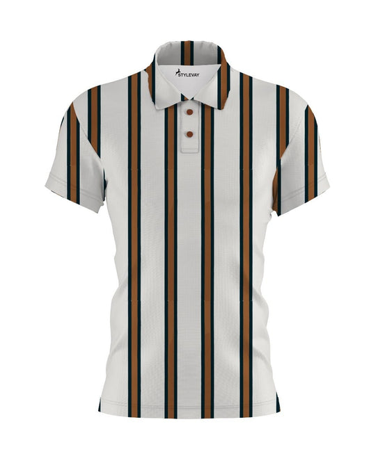 STRIPES POLO T-SHIRT