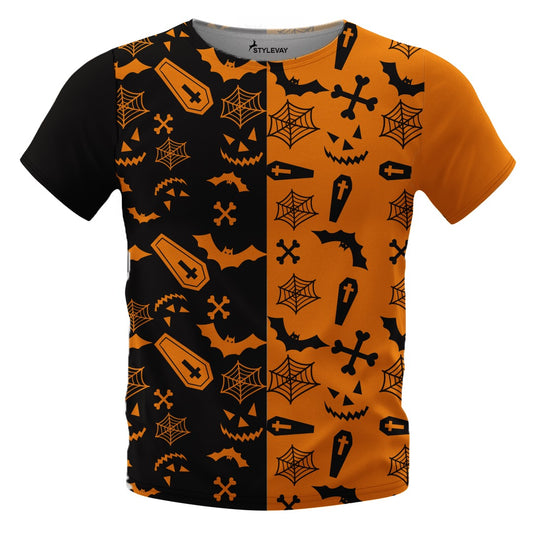 HALLOWEEN BLACK CATS T-SHIRT