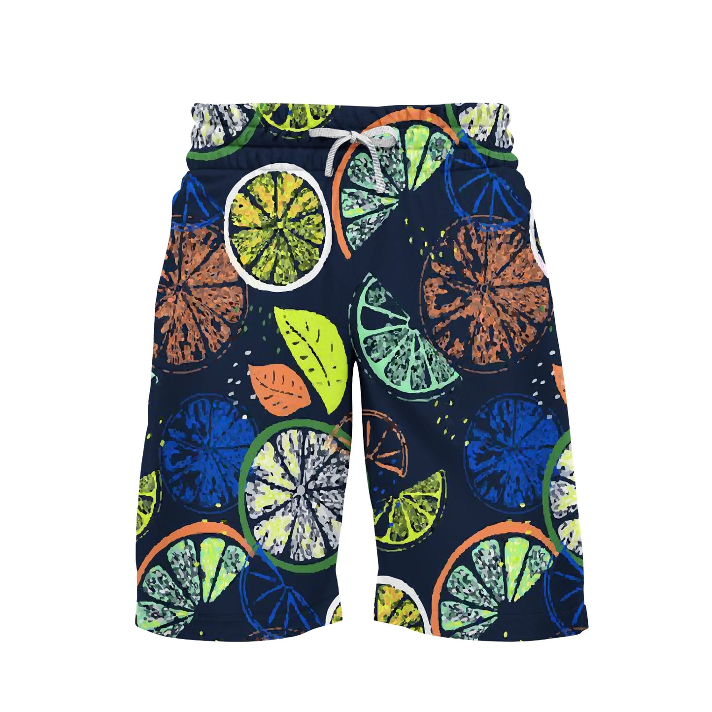 Lemon Print Shorts