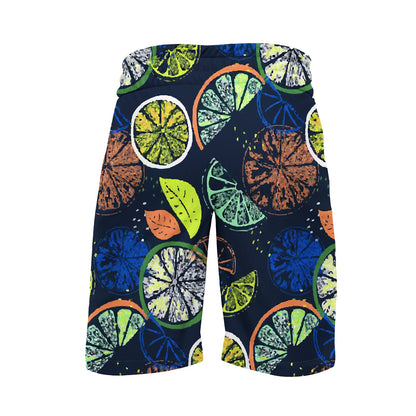 Lemon Print Shorts