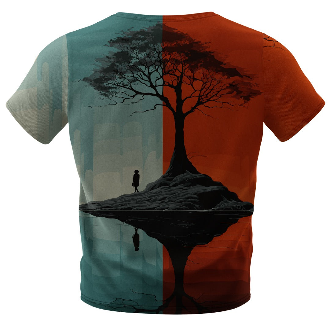 COLOURED TREE SHADE T-SHIRT