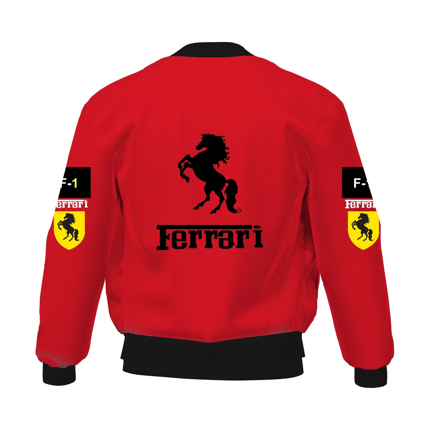 Red Ferrari F1 Bomber Jacket