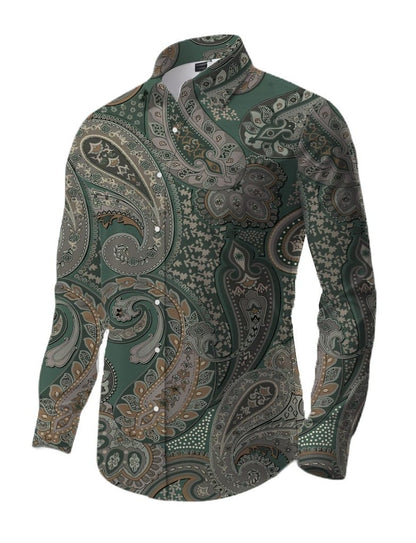 PAISLEY FLOWER CASUAL SHIRT