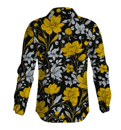 FLOWER DESIGN CASUAL SHIRT