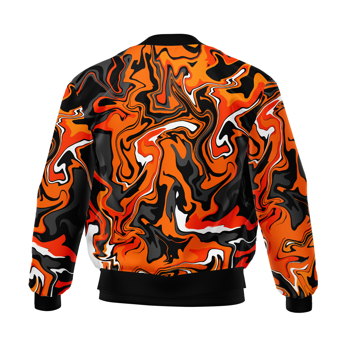 Liquid Flames Bomber Jacket