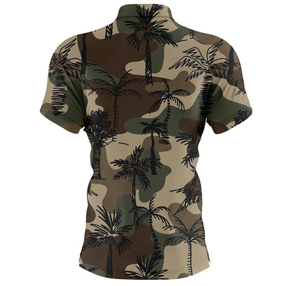 COMMANDO PRINT POLO T-SHIRT